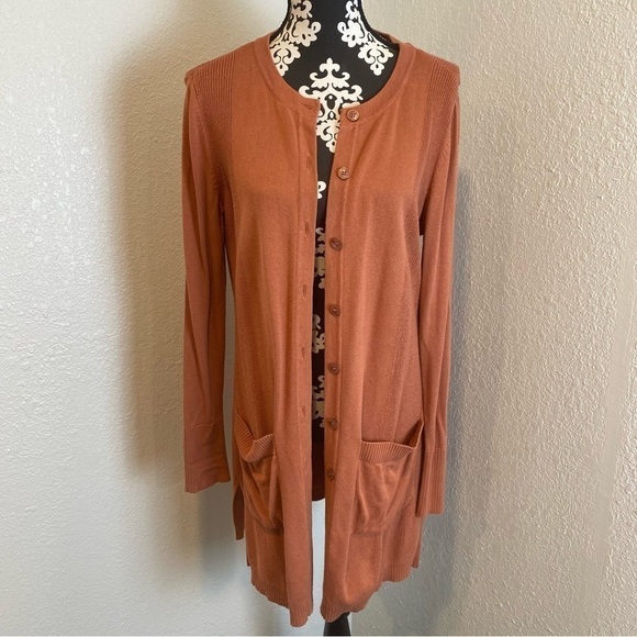 Isaac Mizrahi Live Duster Sweater Cardigan - Picture 2 of 13